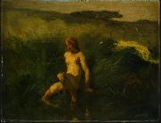 Jean-Franc Millet The bather oil painting reproduction